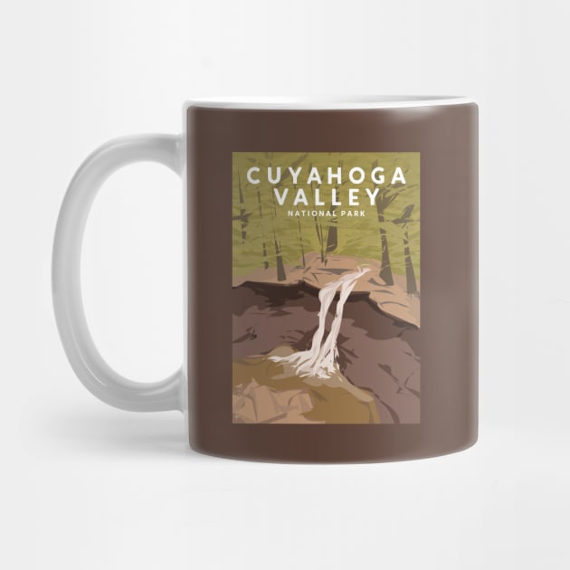 Cuyahoga Valley National Park, Ohio Travel Poster by lymancreativeco